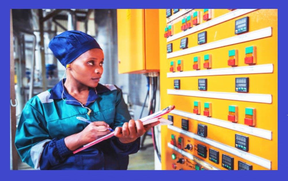 Electrical engineer lady